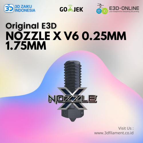 Original E3D Nozzle X V6 0.25mm 1.75mm from UK